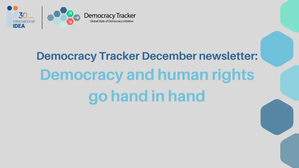 Democracy and human rights go hand in hand